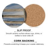 yanfind Ceramic Coasters (round) Snow  Christmas Icycles Wood Tree Winter Sea Fence Beach Sand Plant Family Game Intellectual Educational Game Jigsaw Puzzle Toy Set