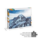 yanfind Picture Puzzle Oliver Buettner Mount Cook Peak Snow Covered Mountains Zealand Family Game Intellectual Educational Game Jigsaw Puzzle Toy Set