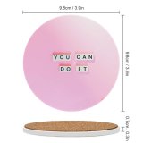 yanfind Ceramic Coasters (round) Sincerely Media Quotes You Can Do Girly Motivational Popular Quotes Letters Family Game Intellectual Educational Game Jigsaw Puzzle Toy Set