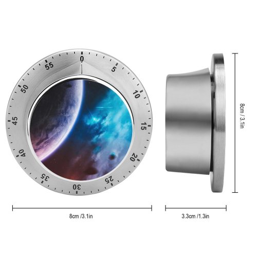 yanfind Timer Vadim Sadovski Space Purple Planet Cosmos  Galaxy Asteroids 60 Minutes Mechanical Visual Timer