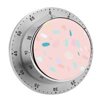 yanfind Timer Crayon Abstract Drawn Pastel Brush  Colorful Strokes Doodle Summer Happy Soft 60 Minutes Mechanical Visual Timer