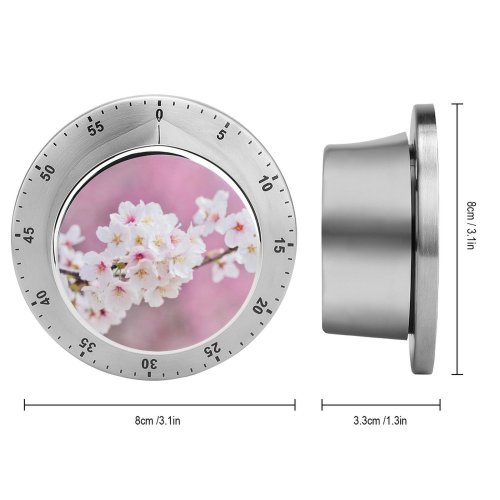 yanfind Timer Flowers Cherry Flowers Cherry  Spring Flowers 60 Minutes Mechanical Visual Timer
