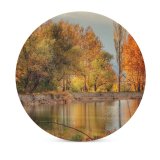 yanfind Ceramic Coasters (round) Images Fall Autumn Land Building Landscape Aliraoufian Wallpapers Plant Outdoors Tree Scenery Family Game Intellectual Educational Game Jigsaw Puzzle Toy Set