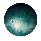yanfind Ceramic Coasters (round) Comfreak Space Astronaut Space Travel Gravity  Nebula Universe Galaxy  Astronomy Family Game Intellectual Educational Game Jigsaw Puzzle Toy Set