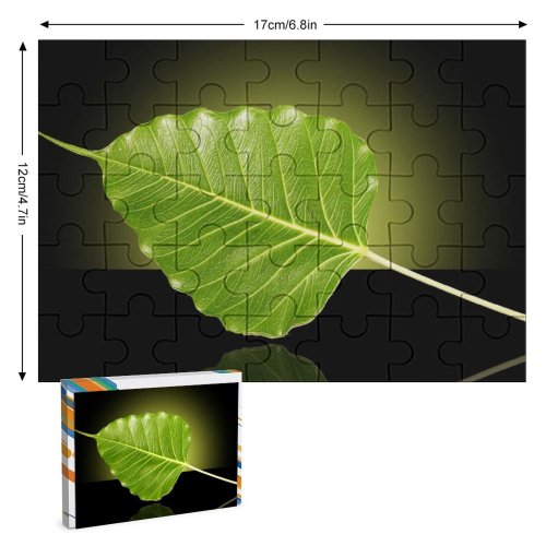 yanfind Picture Puzzle Leaf Buddhist Bodhi Plant Flower Tree Flowering Macro Stem Family Game Intellectual Educational Game Jigsaw Puzzle Toy Set