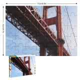 yanfind Picture Puzzle Golden Gate   Francisco Landmark Suspension Skyway Girder Sky Cable Stayed Family Game Intellectual Educational Game Jigsaw Puzzle Toy Set