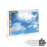 yanfind Picture Puzzle Cloud Sky Atmosphere Fluffy Sunny Summer Spring Nice Daytime Cumulus Azure Meteorological Family Game Intellectual Educational Game Jigsaw Puzzle Toy Set