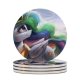 yanfind Ceramic Coasters (round) VanillaGhosties Graphics CGI Princess Celestia My Little Pony Friendship Is Magic Rainbow Family Game Intellectual Educational Game Jigsaw Puzzle Toy Set
