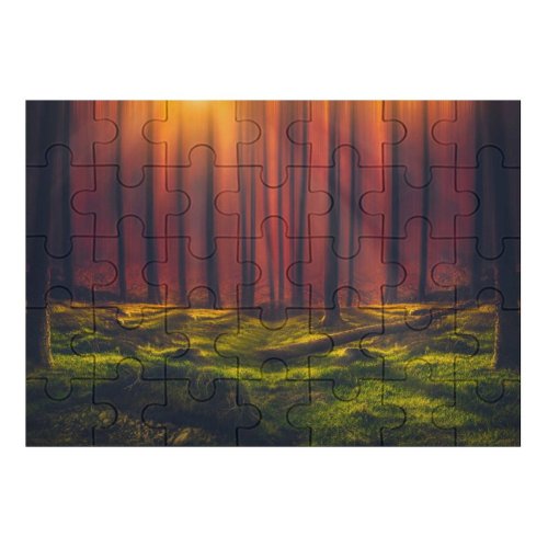 yanfind Picture Puzzle Hmetosche  Rays Forest Grass Woods Tall Trees Sunny Family Game Intellectual Educational Game Jigsaw Puzzle Toy Set