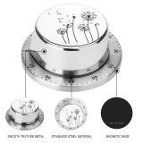 yanfind Timer Abstract Weed Freedom  Flying  Seeds Growth Offspring Garden Biology Silhouette 60 Minutes Mechanical Visual Timer