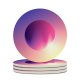 yanfind Ceramic Coasters (round) Clean Light Purple Elegance Gradient Natural Creativity Space Generated Design Abstract Digitally Family Game Intellectual Educational Game Jigsaw Puzzle Toy Set