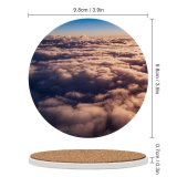 yanfind Ceramic Coasters (round) Above Clouds Fiordland National Park Sunny Family Game Intellectual Educational Game Jigsaw Puzzle Toy Set