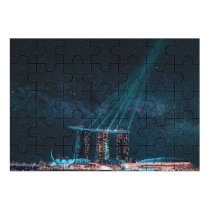 yanfind Picture Puzzle Pang Yuhao Marina Bay Sands Singapore  Night  City Lights Reflection Family Game Intellectual Educational Game Jigsaw Puzzle Toy Set