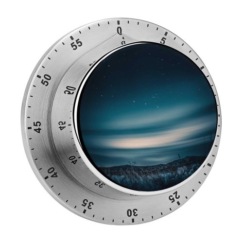 yanfind Timer Grafixart Aurora Borealis Night Sky  Landscape Starry Sky 60 Minutes Mechanical Visual Timer