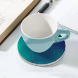 yanfind Ceramic Coasters (round) Motion Outer Dark Vitality Vibrant Sky Cloud  Curve Neon Gradient Shower Family Game Intellectual Educational Game Jigsaw Puzzle Toy Set