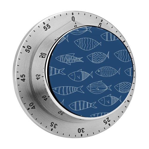 yanfind Timer Scrapbook Decor Underwater Sea Bedroom Craft Baby Nursery Shower Decoration Fish 60 Minutes Mechanical Visual Timer