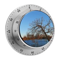 yanfind Timer Tree Park Sky Grass Trees Bushes Autumn Fall Leafless Fz Evening Sunset 60 Minutes Mechanical Visual Timer