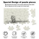 yanfind Picture Puzzle Tall Sea Old History Retro Archival Discovery Journey Mode Transport Century Victorian Family Game Intellectual Educational Game Jigsaw Puzzle Toy Set