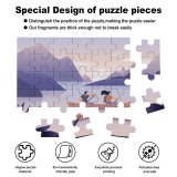 yanfind Picture Puzzle Tourist Sky Destinations Activities Paddling Outdoors Heterosexual Pursuit Scenery Relationship Canoeing Family Game Intellectual Educational Game Jigsaw Puzzle Toy Set