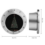 yanfind Timer Christmas Ornament Tree Pine Simplicity Fashioned Winter Forest Pinaceae USA Art Doodle 60 Minutes Mechanical Visual Timer