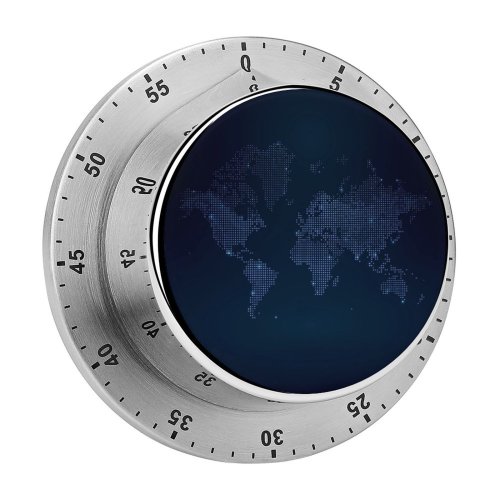 yanfind Timer Island Australia  Ocean Pacific Sea Indian Cartography Street Network Lighting Globe 60 Minutes Mechanical Visual Timer