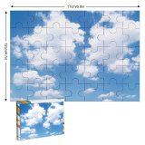yanfind Picture Puzzle Cloud Clouds Sky Hiking Overland Outside Wide Wideness Range Summer Summertime Sunshine Family Game Intellectual Educational Game Jigsaw Puzzle Toy Set
