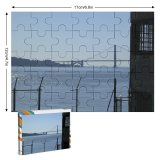 yanfind Picture Puzzle Golden Gate  Pier Sea Sky Suspension River Nonbuilding Structure Ocean Fixed Family Game Intellectual Educational Game Jigsaw Puzzle Toy Set