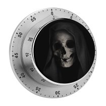 yanfind Timer Dark Grim Reaper Skull Scary 60 Minutes Mechanical Visual Timer