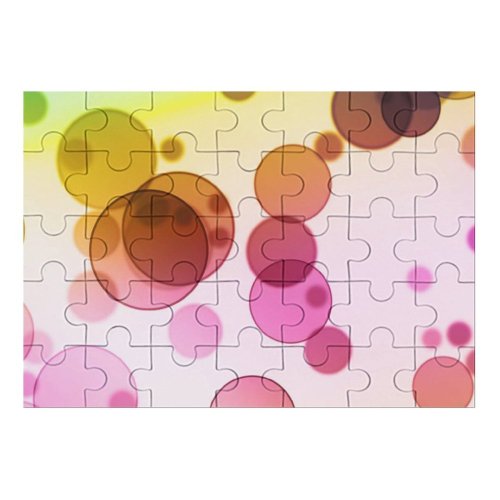 yanfind Picture Puzzle Bokeh Abstract Beautiful Bubbles Circles Colorful Cool Decor Decoration Design Fantasy Funky Family Game Intellectual Educational Game Jigsaw Puzzle Toy Set
