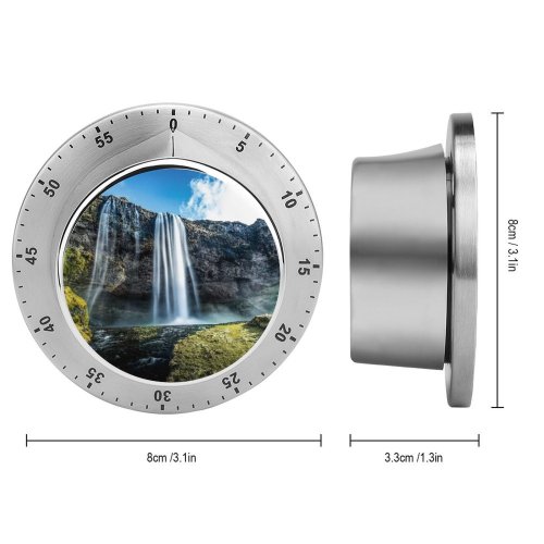 yanfind Timer Robin Kamp Seljalandsfoss Waterfalls Iceland  Cliff  Exposure Landscape Scenery Sky 60 Minutes Mechanical Visual Timer