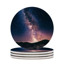 yanfind Ceramic Coasters (round) Images Space Des Night Landscape Way Outer Astronomy Sky Wallpapers  Outdoors Family Game Intellectual Educational Game Jigsaw Puzzle Toy Set