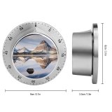 yanfind Timer Sven Muller  Mountains Mirror Lake  Range Reflection Snow Covered Winter 60 Minutes Mechanical Visual Timer