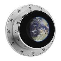 yanfind Timer Andrew McCarthy Space Black Dark   Atmosphere 60 Minutes Mechanical Visual Timer