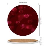 yanfind Ceramic Coasters (round) Tomislav Jakupec Abstract Love Hearts Bokeh Blurred Digital Art Heart Valentines Family Game Intellectual Educational Game Jigsaw Puzzle Toy Set