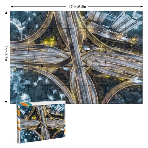 yanfind Picture Puzzle Chinese Network Computing Fuel Development Neon Speed Multiple  Generated East Lighting Family Game Intellectual Educational Game Jigsaw Puzzle Toy Set