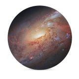 yanfind Ceramic Coasters (round) Space Spiral Galaxy Messier Constellation Nebula  Astronomy Cosmos Family Game Intellectual Educational Game Jigsaw Puzzle Toy Set