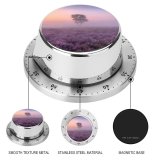 yanfind Timer Simon Van Ooijen Lavender Fields Purple Foggy Landscape Tree Sunrise 60 Minutes Mechanical Visual Timer