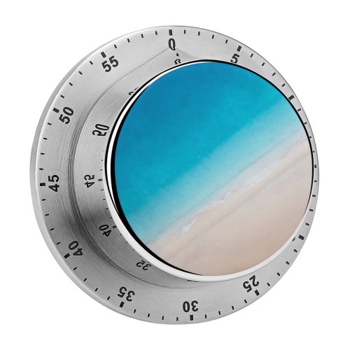 yanfind Timer Beach Aerial Ocean 60 Minutes Mechanical Visual Timer