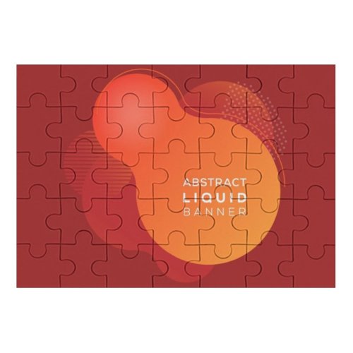 yanfind Picture Puzzle Blank Advertisement Curve Bubble Neon Gradient Leaflet Web Flyer Space Decoration Border Family Game Intellectual Educational Game Jigsaw Puzzle Toy Set