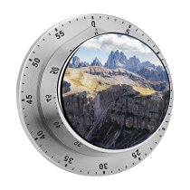 yanfind Timer Tre Cime Di Lavaredo Dolomites  Range Italy Landscape Peaks 60 Minutes Mechanical Visual Timer