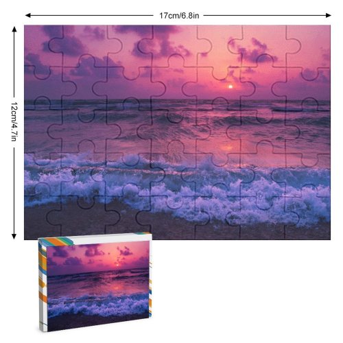yanfind Picture Puzzle Vibes Outdoors Sunrise Sunset Magic Positive Good Supernatural Sea PNG Ocean Beach Family Game Intellectual Educational Game Jigsaw Puzzle Toy Set