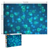 yanfind Picture Puzzle Bokeh Circles  Blurred Lights Dark Abstract Family Game Intellectual Educational Game Jigsaw Puzzle Toy Set