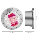 yanfind Timer Abstract Stylized Gentle  Beauty Wedding Garden Pastel Romantic Luxury Fragrance Summer 60 Minutes Mechanical Visual Timer