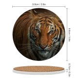 yanfind Ceramic Coasters (round) Bengal  Closeup Big Cat Wild Family Game Intellectual Educational Game Jigsaw Puzzle Toy Set