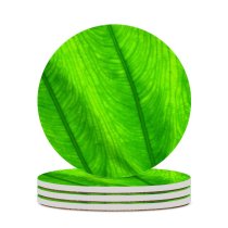 yanfind Ceramic Coasters (round)  Leaf Vein Vegetation Plant Botany Banana Terrestrial Feather Flower Family Game Intellectual Educational Game Jigsaw Puzzle Toy Set