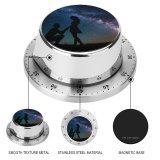 yanfind Timer Love Couple Lovers Proposal Silhouette Starry Sky Romantic Engagement 60 Minutes Mechanical Visual Timer