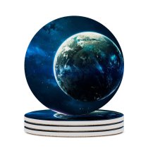 yanfind Ceramic Coasters (round) Vadim Sadovski Space  Cosmos  Planets Purple Galaxy Family Game Intellectual Educational Game Jigsaw Puzzle Toy Set
