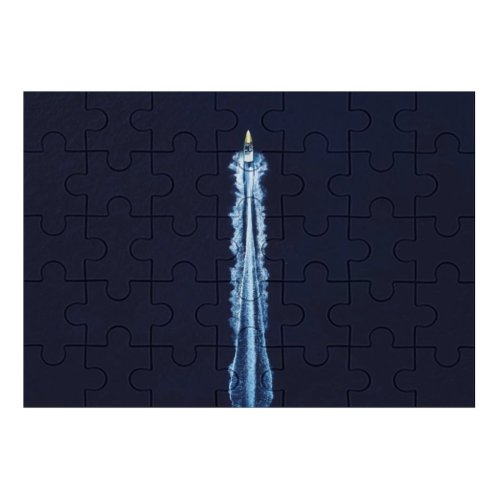 yanfind Picture Puzzle Motor Motion Yacht Summer Above Sport Wake Sea Dark Craft Aerial Alertness002 Family Game Intellectual Educational Game Jigsaw Puzzle Toy Set