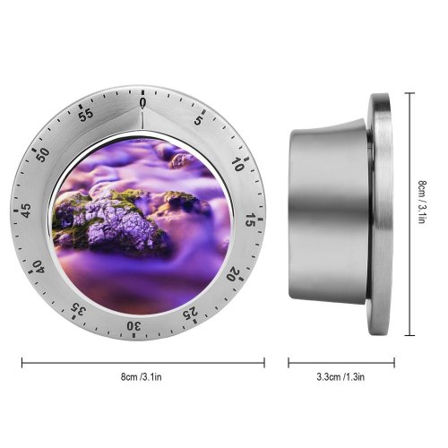 yanfind Timer Romain Guy   Purple Exposure Rock Gradient Beautiful 60 Minutes Mechanical Visual Timer