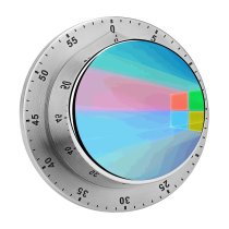 yanfind Timer Technology   Colorful Glossy Gradient 60 Minutes Mechanical Visual Timer
